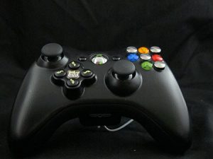 Evil Controllers Accessible Joypad with additional reconfigurable push buttons.