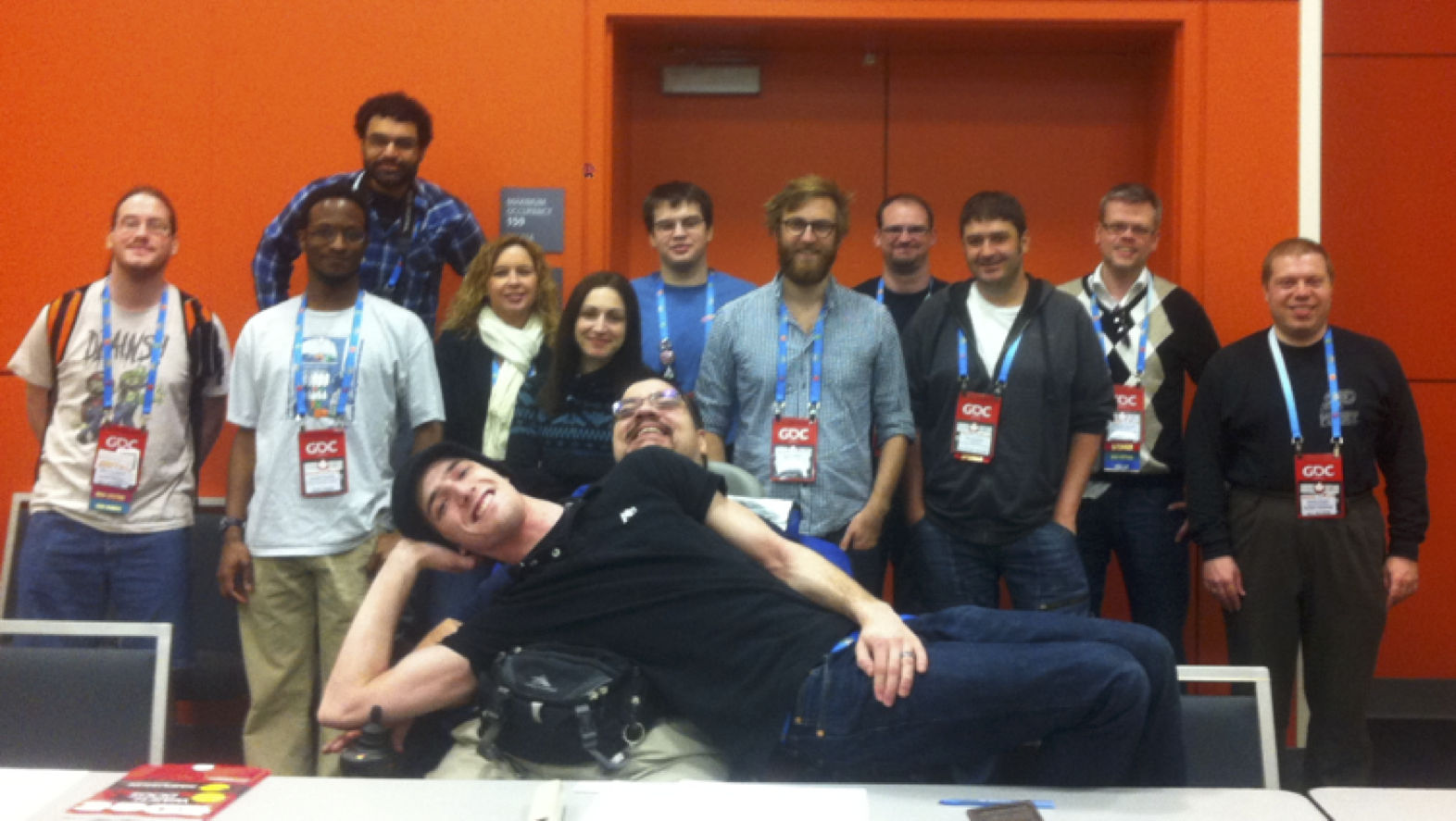 Attendants at the IGDA Game Accessibility SIG roundtable at GDC 2014
